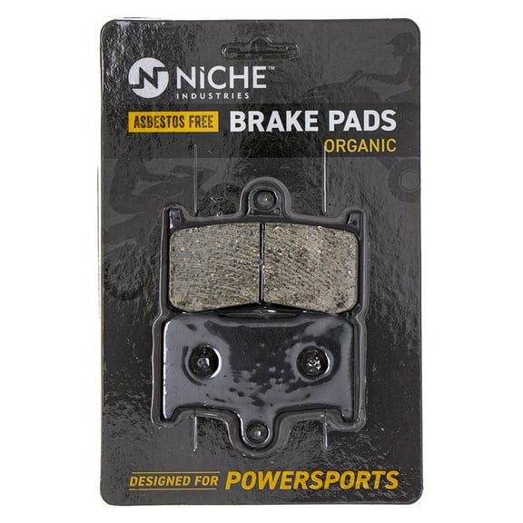 Niche Front Brake Pad Set for Kawasaki Ninja ZX9R Organic Motorcycle 519-KPA2400D