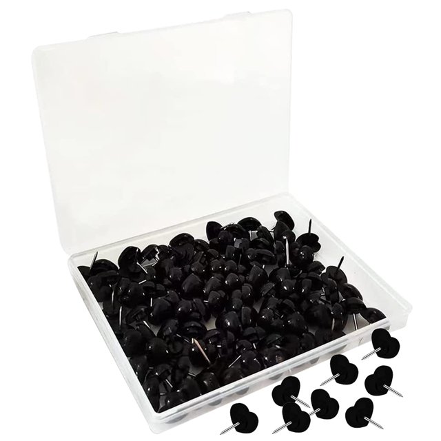 200Pcs Delicate Pushpins Multi-function Thumb Tacks Convenient Thumbtacks Map Accessory