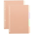 thumbnail image 1 of 10pcs Office Binder Book Dividers Detachable Binder Tabs Notebook Binder Dividers, 1 of 8
