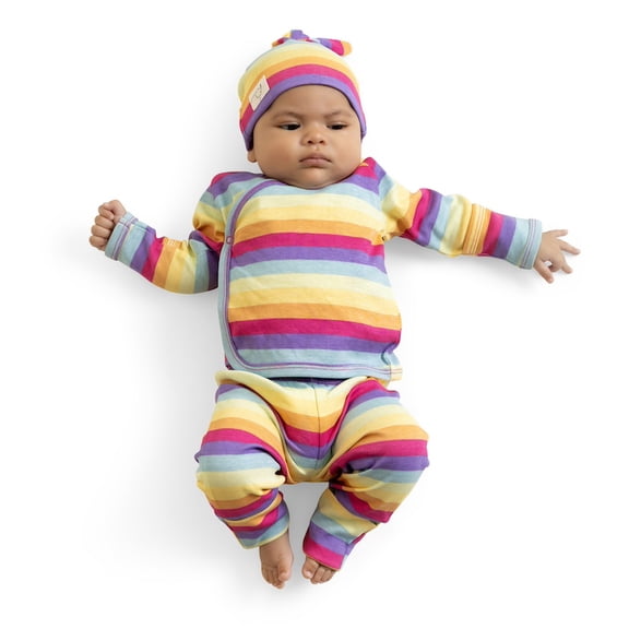 Paris Hilton x Monica Andy Organic Cotton Baby 4 Piece Cuddle Box Gift Set, Sizes Preemie-0-3 Months