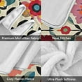 thumbnail image 3 of Yayeee Throw Blanket for Couch Soft Warm 50" x 60" Sofa Chair Bed Decoration, Colorful Flowers, 3 of 7