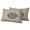 Blue, Orange, Beige, variant on Fall Forest Outdoor Pillow Covers 24"x24" Set of 2,Waterproof Throw Pillow Covers for Patio Furniture,Country Pastoral Trees Cabin Nature Scenery Decorative Cushion Pillowcases for Garden Couch Sofa