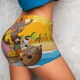 thumbnail image 5 of Yiaed Animals on Noah's Ark1 Print Women's Athletic Shorts Running Shorts Sporty Short High Waisted Elastic Workout Shorts for Yoga Gym Running & Sports -Medium, 5 of 8