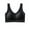 001 Black, variant on Pull Up Bras for Women No Underwire Wireless Seamless Bralette Comfort Supportive Full Coverage