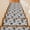 Gray, variant on Dark Blue Floral Stair Treads Non Slip for Steps Vintage Flower Botanical Brown Leaves Classic 10 Pcs Reusable Adhesive Stair Runner Mats for Dogs Elders Carpet Treads Rugs for Staircase 8x30 In