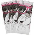 thumbnail image 6 of Cute Kiss Me Puppy Dish Towels Set of 1, Valentine's Day Washable Tea Towels Dishcloths Lint-Free 18x28 Inch Fast Drying for Home Kitchen Clean, 6 of 7