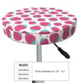thumbnail image 2 of Uemuo Hand Drawn Strawberry Pattern Round Bar Stool Seat Covers Washable Stool Cushion Slipcover Elastic Bar Chair Covers-14 inch, 2 of 7