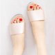 thumbnail image 5 of Teissuly Women's Home Slippers Satin Casual Fashion Indoor Breathable Flat Sandals Slippers Teissuly WER202401224674, 5 of 5