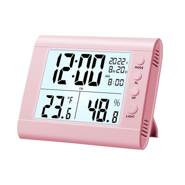 Bedroom Digital Alarm Clock, Digital Electronic Clock LED Display Electronic Clock Stereo Digital Display Alarm Clock 12/24 Hours Switching Countdown