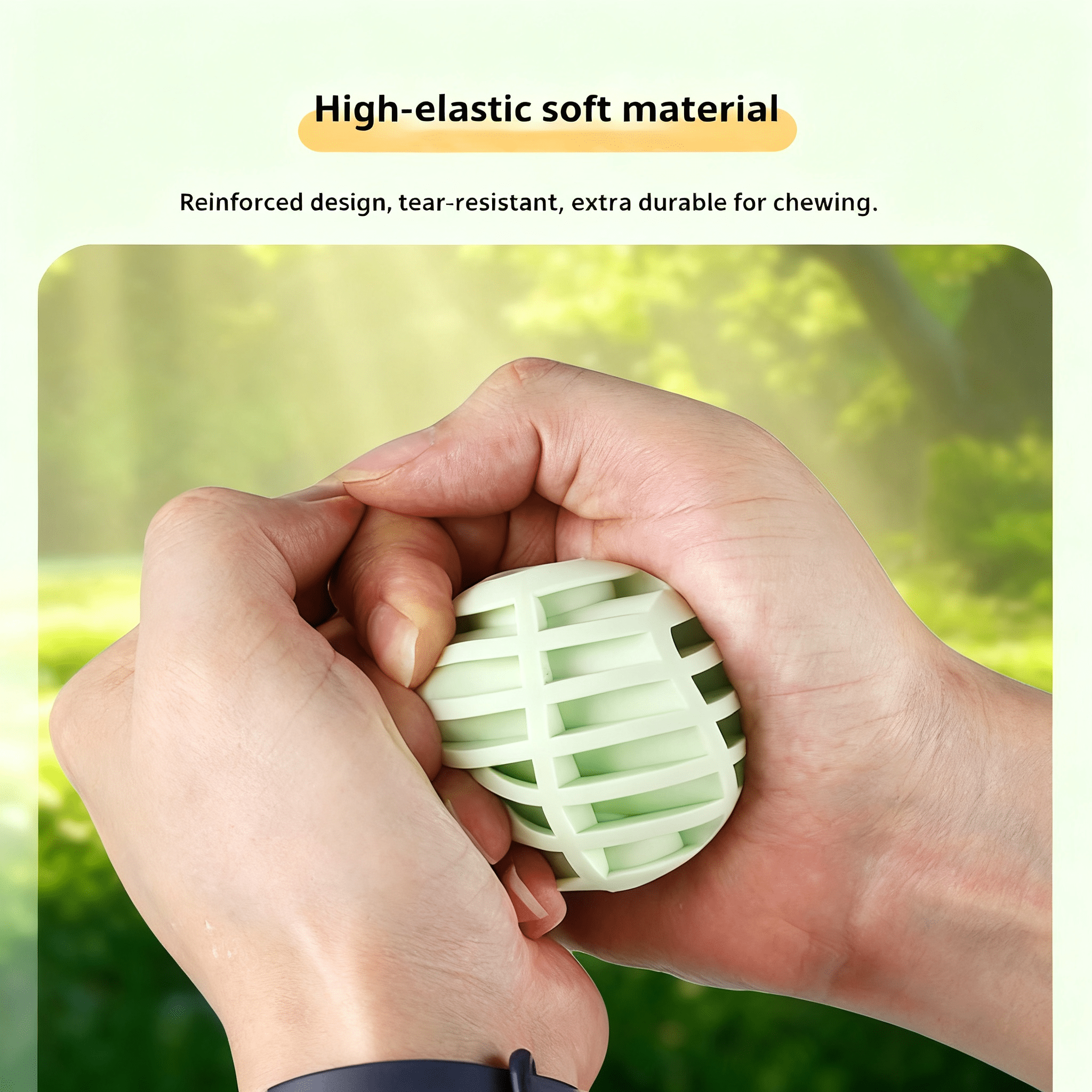 Food Grade Silicone Pet Interactive Sound Ball, Macaron Color Squeaky Toy, 76g Durable Chew Toy for Dogs Puppies Indoor Outdoor Play