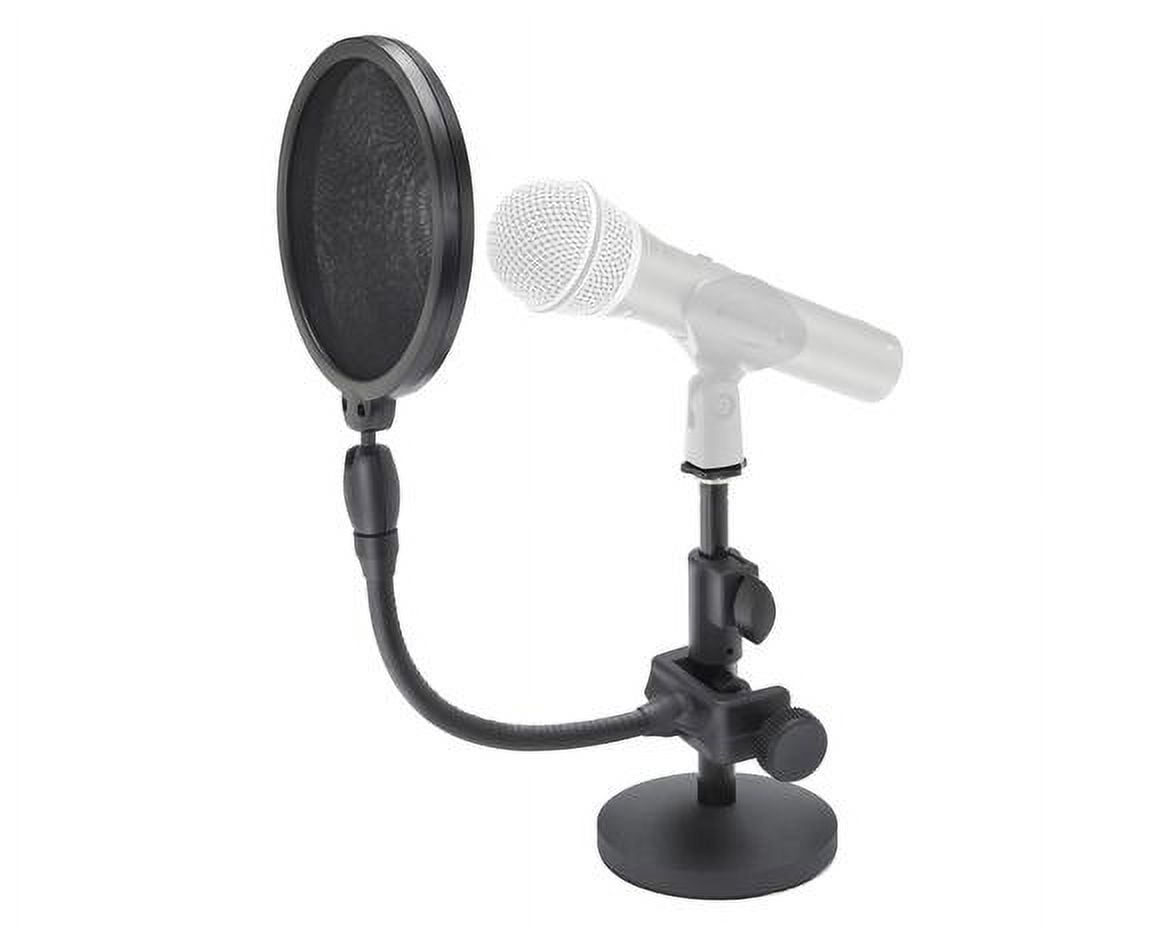 Samson MDPS05 Desktop Microphone Stand with PS05 Pop Filter Bundle