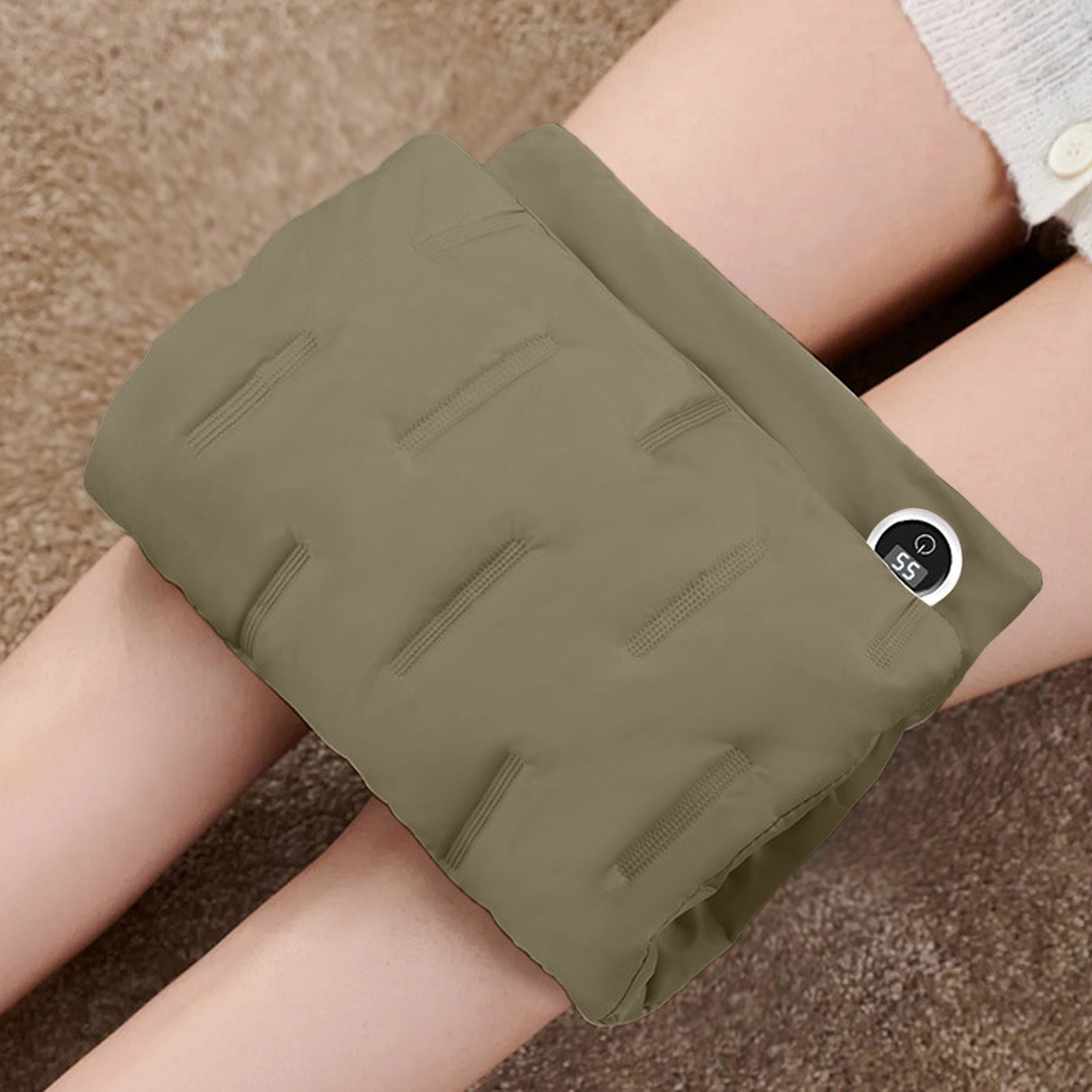 Rechargeable USB Hand Warming Pillow Heated Warmer Pouch With Power Bank Constant Temperature Velvet Cold Proof Removable For Cleaning