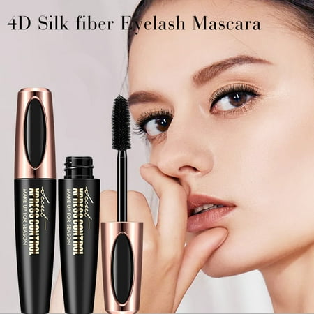 4D Fiber Lash Mascara by NK- Waterproof Long Lasting Lashes Extensions Long Eyelashes Mascara - (Best Mascara For Thin Eyelashes)