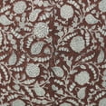 thumbnail image 3 of Fabdivine Throw Pillow Cover with Hand Block Print Decorative, 22"X22", Red, Gopi, 3 of 7