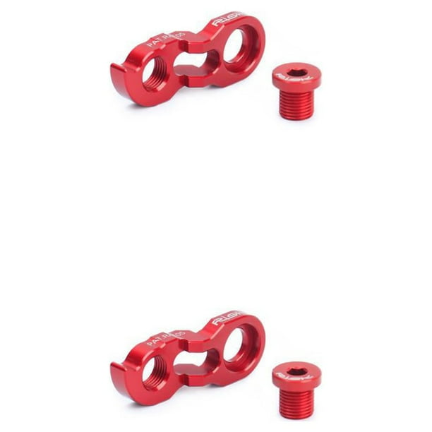 Kit extensor de patilla de cambio trasera Naiovety 2Conjunto Rojo