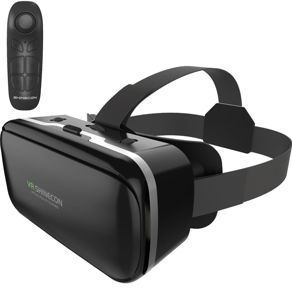 foretage Lavet til at huske Demon Play VR Glasses Virtual Reality Glasses Compatible with IPhone & Android 3D VR  Glasses with Bluetooth Controller, HD Virtual Reality Anti Blu-ray Lens for  3D Film and Games - Walmart.com