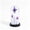 Purple, variant on Yardvibe Luminous Ghost in Glass Bell, 8.46"x4.33" Halloween Decorative Ghost Night Light with Witch Hat and Spider, Halloween Battery Operated Table Lamp (Orange)