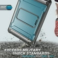 thumbnail image 5 of K-Lion for Apple iPad 10.2 inch 9th/8th/7th (2021/2020/2019) Case with Screen Protector,Heavy Duty Kickstand Function Rugged Case Shockproof Protective Cover for iPad 10.2 inch 9th/8th/7th, Blue, 5 of 7
