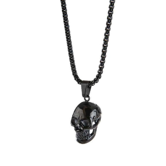 Sorrowso Skull Necklace Pendant Necklace Cool Bullet Personalized Customize Men Gift
