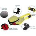 thumbnail image 2 of Dog Muzzle, Smiley Face Muzzle With Soft Breathable Air Mesh Nylon, Anti Biting Barking Chewing, Adjustable Dog Mouth Cover (yellow, M), 2 of 5