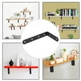thumbnail image 5 of L-Shaped Right Angle Shelf Bracket, Heavy-Duty Steel Corner Brace For Wall Mounting, Black Finish Shelf Support For Floating Shelves, Furniture & Diy Projects, 5 of 6