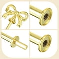 thumbnail image 3 of Uxcell 2 Sets Cake Tray Stand Handle Plate Hardware Fitting, 3-Tiers Bow-Knot Gold, 3 of 7