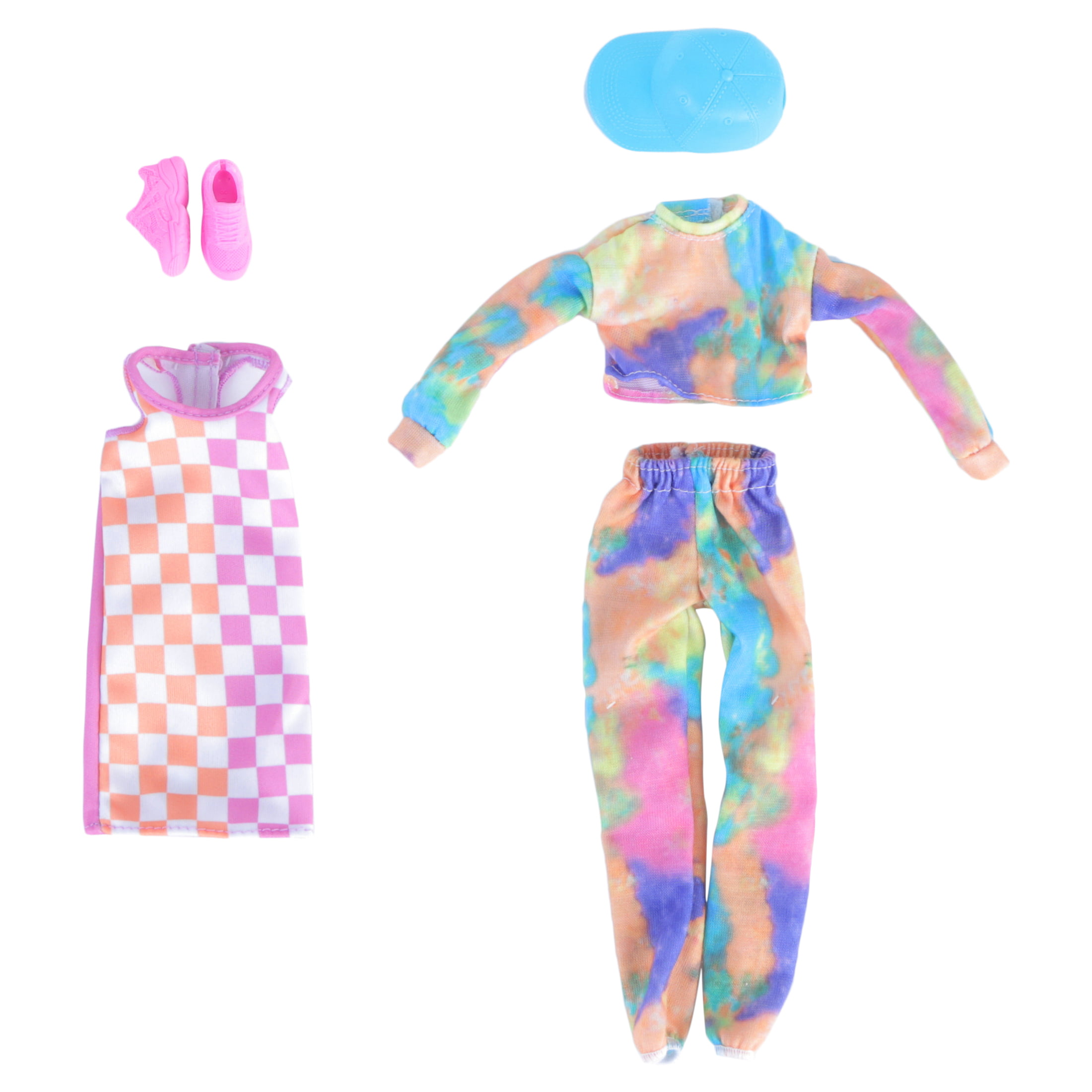 Dolls Clothes Full Outfit Top & Trousers With Shoes Bundle New With Gift Bag 