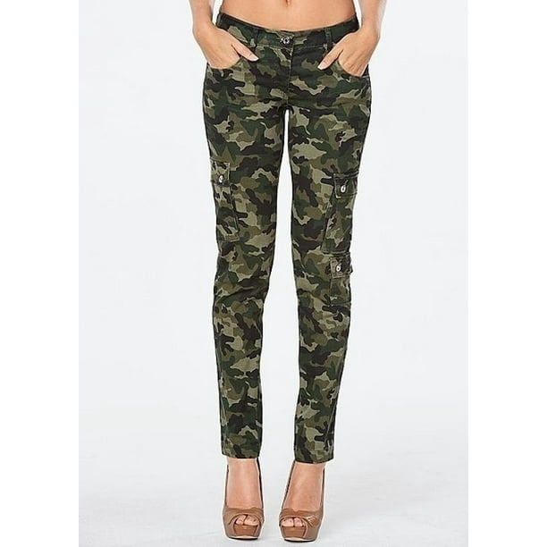red camo cargo trousers