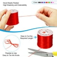 thumbnail image 4 of Uxcell 151Ft 0.7mm Stretchy Bracelet String Set, Craft Cord with Needle, Black, 4 of 6
