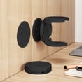 thumbnail image 6 of Weloille No Drill Folding Cup Holder Organizer, Wall Mounted Adhesive Plastic Storage Rack, Space Saving Holder for Office Cabinet Dorm Bedside Luggage Coffee Cup, 6 of 6