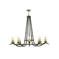 thumbnail image 5 of Meyda Tiffany 137894 Octavia 10 Light 58" Wide Taper Candle Style Chandelier - Bronze, 5 of 7