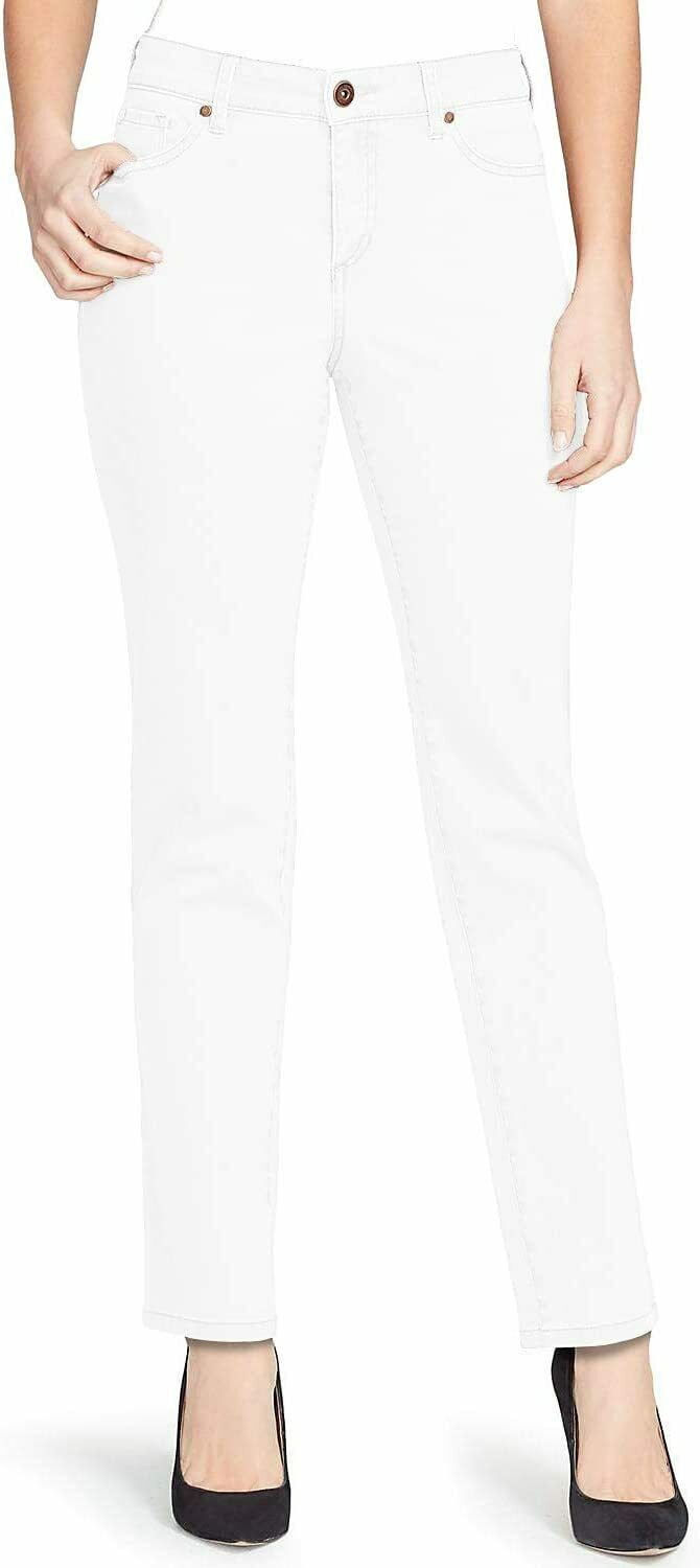 Amy Straight Leg Denim In White 