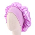 thumbnail image 1 of ITFABS Baby Unisex Bath Shower Caps, Solid Color Elastic Wide Brim Sleeping Hat, 1 of 8