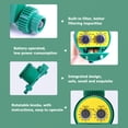thumbnail image 3 of Smart Irrigation Controller Knob Type Garden Irrigation Timer Battery Powered Automatic Watering Timer Suitable for Garden, Yard, Lawn, Greenhouse, 3 of 8