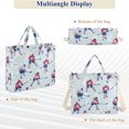 thumbnail image 6 of FORMRS Womens Corduroy Tote Bag Crossbody Shoulder Handbag with Pocket, Blue Ice Hockey, 6 of 7