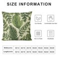 thumbnail image 5 of COMIO  Throw Pillow Covers Green Leaf Floral in Vintage Style Leaves and Herbs Botanical Boxwood Seeded Eucalyptus Fern Maidenhair Pillow Case, 5 of 5