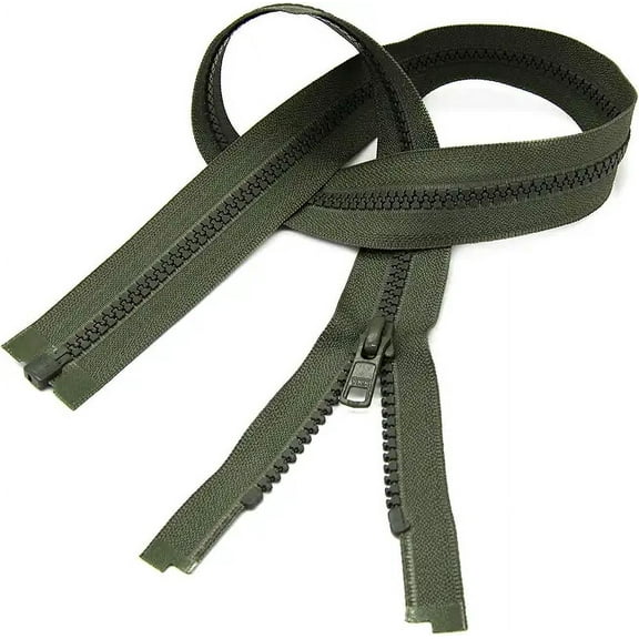 YKK 25" Vislon Zipper Separating - 567 Olive Green (1 Zipper/Pack)