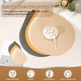 thumbnail image 4 of Juego de 4 Manteles y Posavasos Uxcell, Doble Cara, Lavables, Resistentes al Calor, Impermeables y a Prueba de Aceite para Mesa de Cocina (Avena Texturizada), 4 of 7