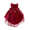 thumbnail image 2 of Toddler Girl Dresses Girls Formal Dresses Red Girls Dress Long Dresses for Girls Dresses Size 2-3Y, 2 of 4