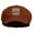 Red, variant on Redwood Ntnl Park Embroidered Cotton Elastic Big Size Newsboy Cap - White 2XL-3XL