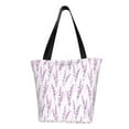thumbnail image 2 of Kdxio Lavender Flowers Women Reusable Grocery Bags Foldable Ripstop,Reusable Shopping Bags for Shopping,Gym,Gift, 2 of 8