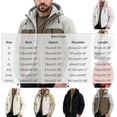 thumbnail image 3 of LYSMORA Mens Color Block Hooded Puffer Jacket Adjustable Drawcord Windproof Snow Winter Coat Multi Zipper Storage Pockets, 3 of 8