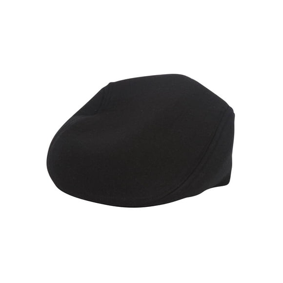 Wool Blend Ivy Fitted Cap - Black -  Large/X-Large
