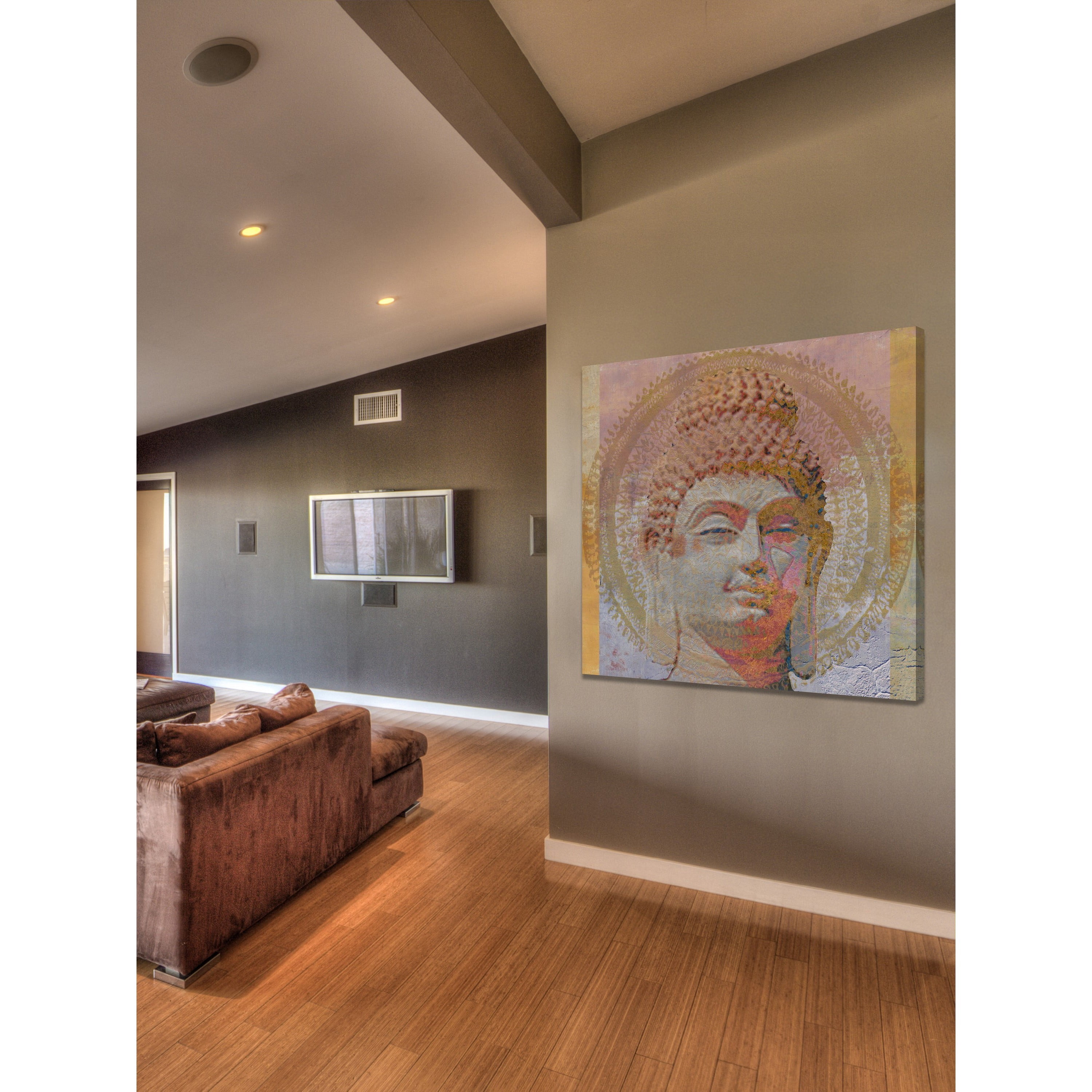 "Buddha III" Painting Print on Wrapped Canvas