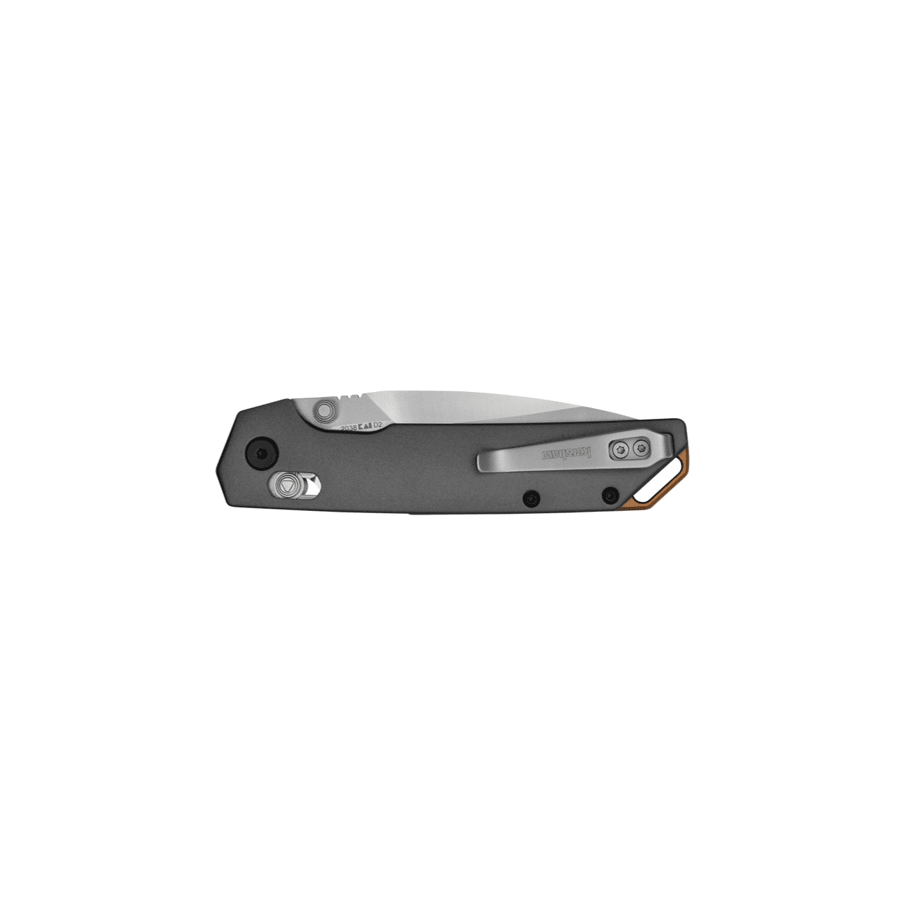 Kershaw Iridium Pocket Knife with Sleek Stainless Steel Finish