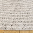 thumbnail image 3 of Safavieh Easy Care Beckah Geometric Machine Washable Area Rug, Gray/Ivory, 6' x 6' Round, 3 of 7