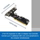 thumbnail image 2 of Tarjeta PCI GODSHARK USB 2.0 interna de 5 puertos (4 de salida y 1 de entrada), 2 of 6