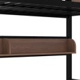 thumbnail image 6 of YINGYING Bunk Bed Twin Over Full Size, Heavy Duty Metal Bunk Bed Frame with Storage Shelves & Lights, Space-saving & Noise-Free Design, 6 of 12