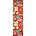 thumbnail image 2 of SAFAVIEH Blossom Molly Floral Flowers Wool Runner Rug, Red/Multi, 2'3" x 8', 2 of 4