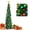 Multicolor, variant on 5Ft Pop Up Christmas Tree,Collapsible Christmas Tree with Star Topper & LED,Color Artificial Tinsel Pencil Xmas Trees for Indoor Home Office Party Christmas Decorations (Green)